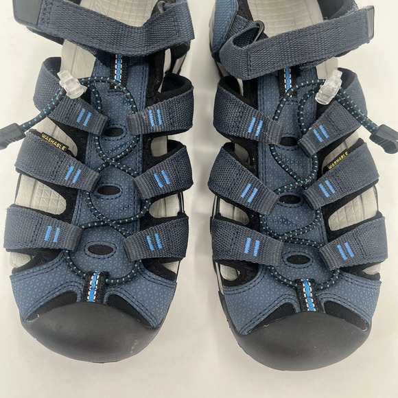 Keen Mens Newport H2 Closed Toe Water Sandals Navy Blue 7‎ Slip On - Picture 3 of 10